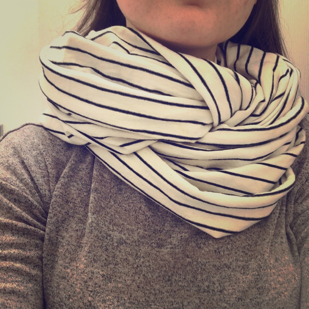 American Apparel T-shirt infinity scarf